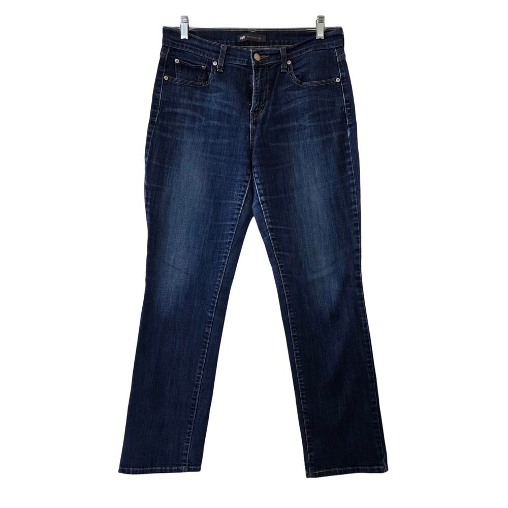 Levis 505 Straight Leg Jeans Dark Wash Womens Size 8M W29 L32